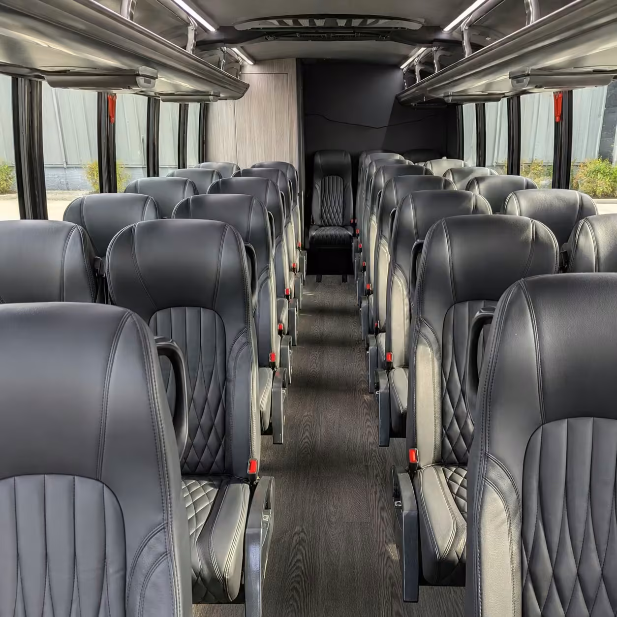 15 35 passenger minibus interior